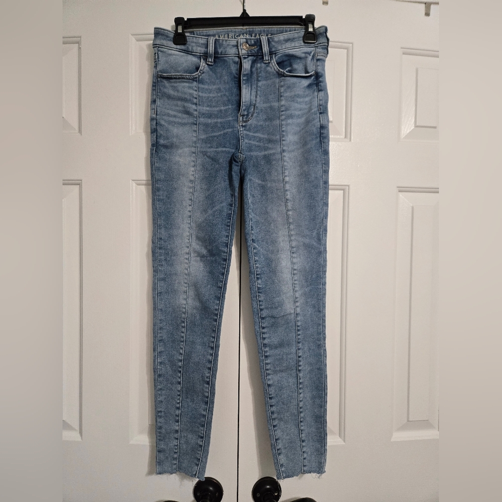 American Eagle Outfitters High Rise Light Blue Jeans